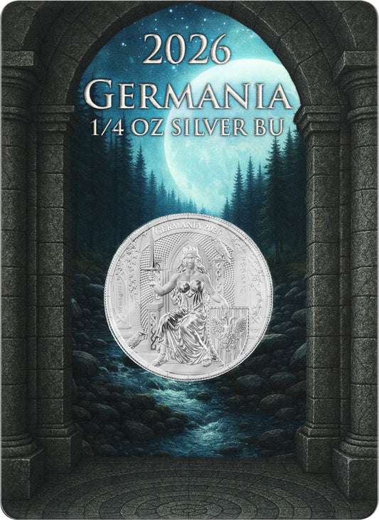 Germania Mint - Germania 2026 - 1/4 oz Silbermünze BU