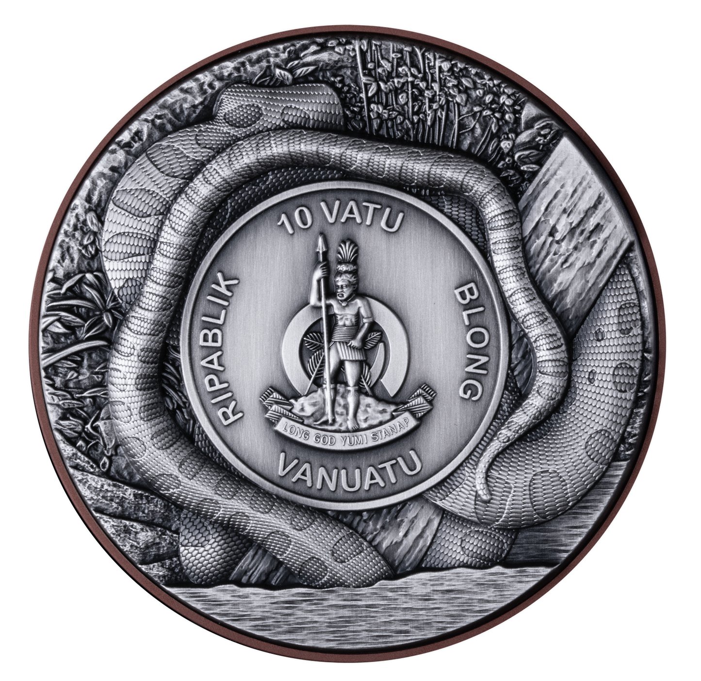 Double Silver Giant - Anaconda - 2025 - 155 Gramm Kupfer/Silbermünze UHR***