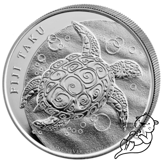 Fiji Taku Schildkröte divers 1oz Silbermünze*