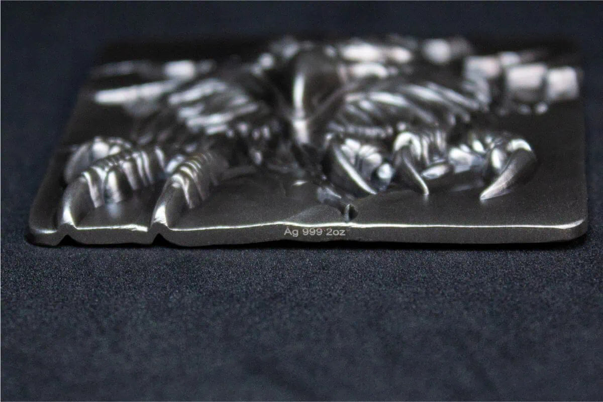 Furious Beasts - The Eagle - 2 oz Silber- Stacker - Antik