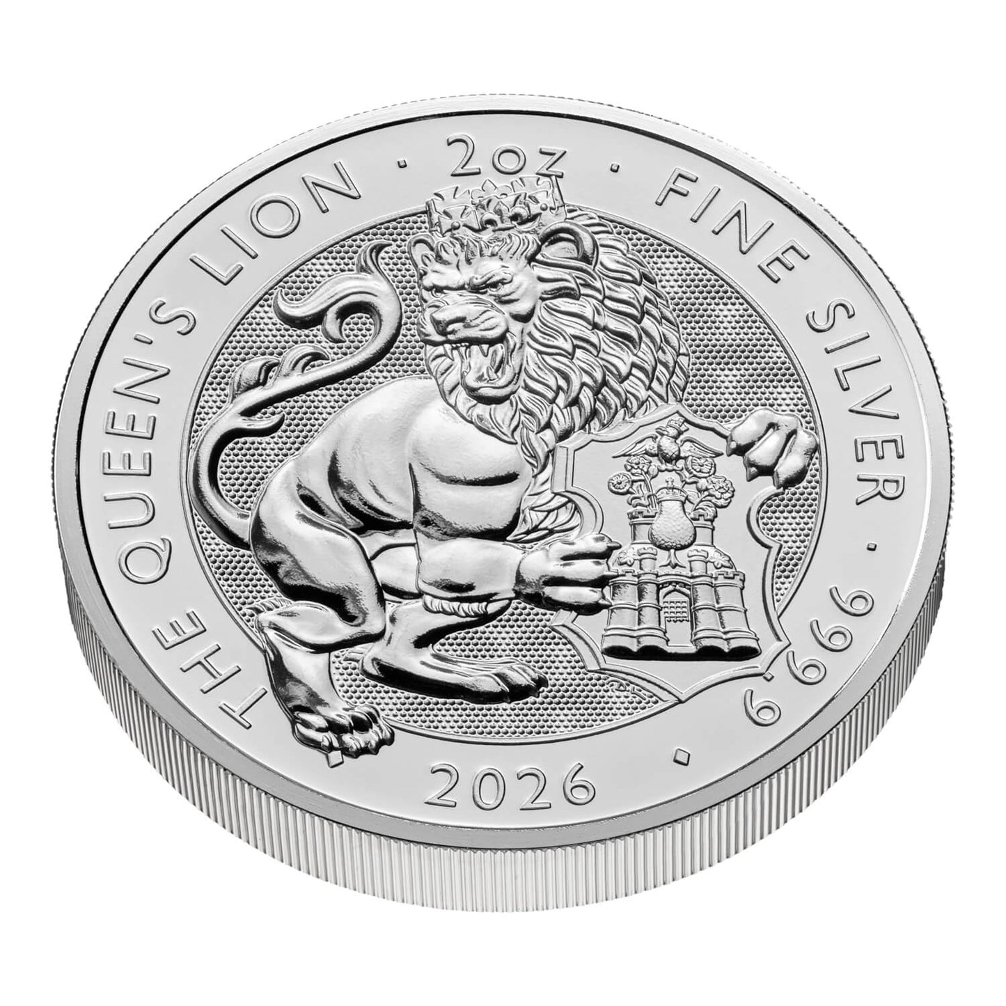 Royal Tudor Beasts - Queen's Lion 2026 - 2 oz Silbermünze
