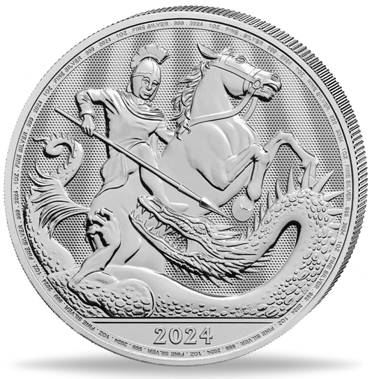 St. George and the Dragon 1 oz 2024 Silber*