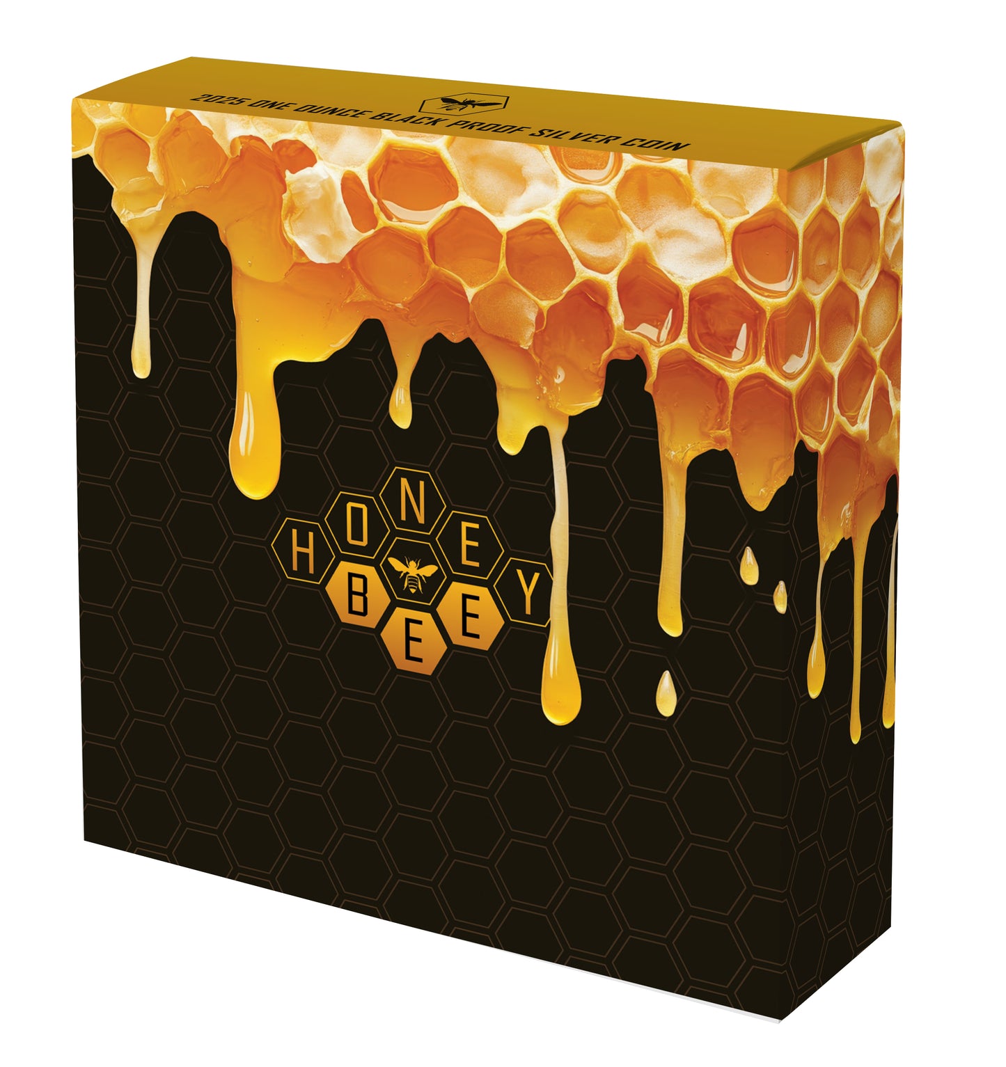 Niue - Honey Bee - Honigbiene - 2025 - 1 oz Silbermünze Teilvergoldet Black Proof***