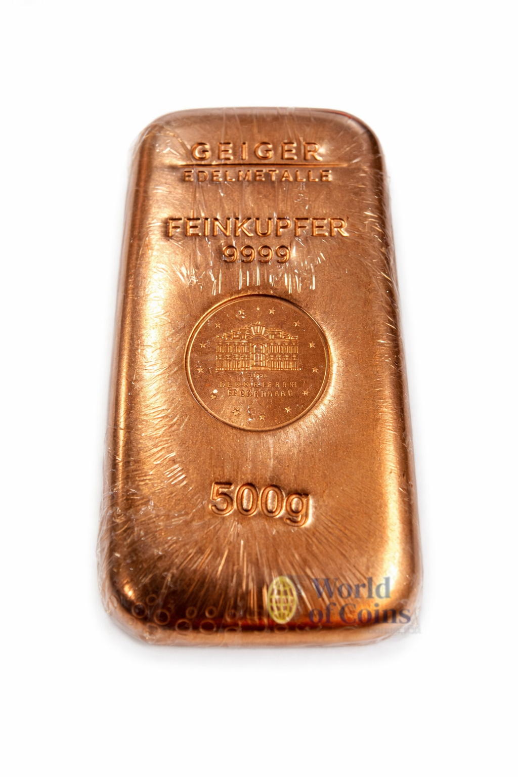 Kupferbarren Geiger original 500 Gramm 500 gr. 500 g 999.9 Feinkupfer Kupfer*