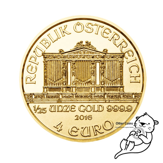 Wiener Philharmoniker 1/25oz Goldmünze 2015**