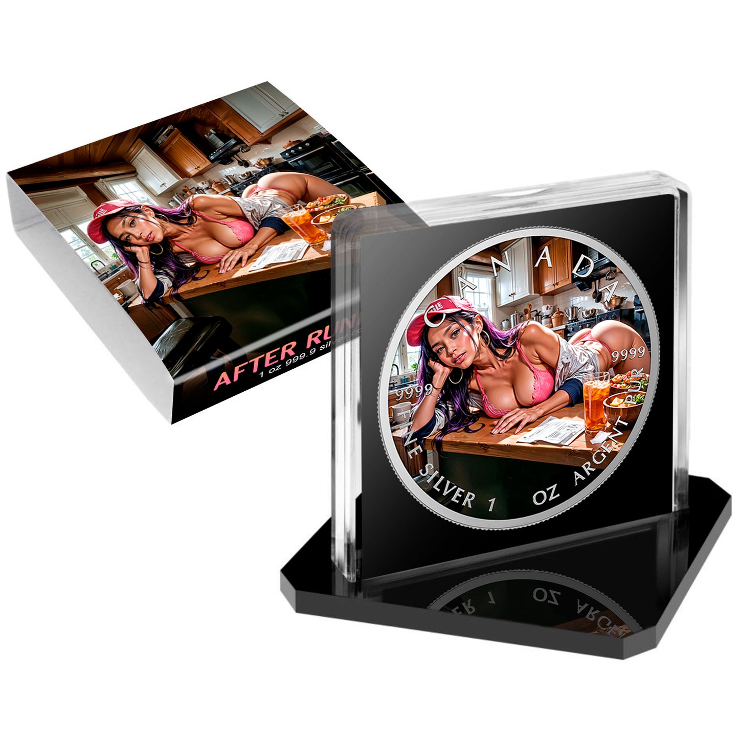 Canada 2025 - After Running - 1 oz Silbermünze Farbe