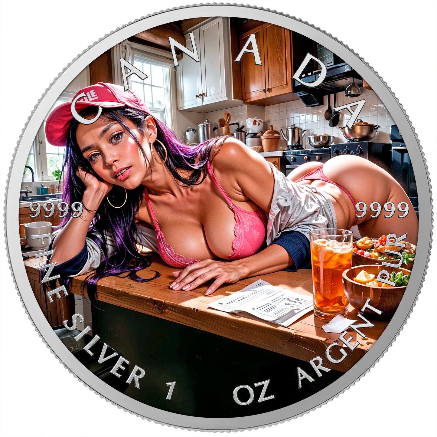 Canada 2025 - After Running - 1 oz Silbermünze Farbe