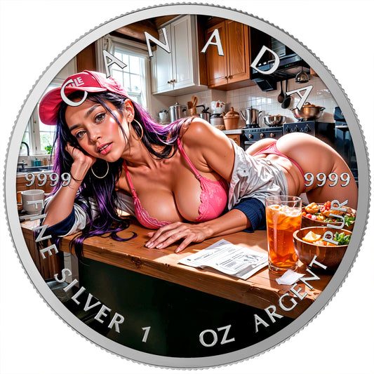 Canada 2025 - After Running - 1 oz Silbermünze Farbe