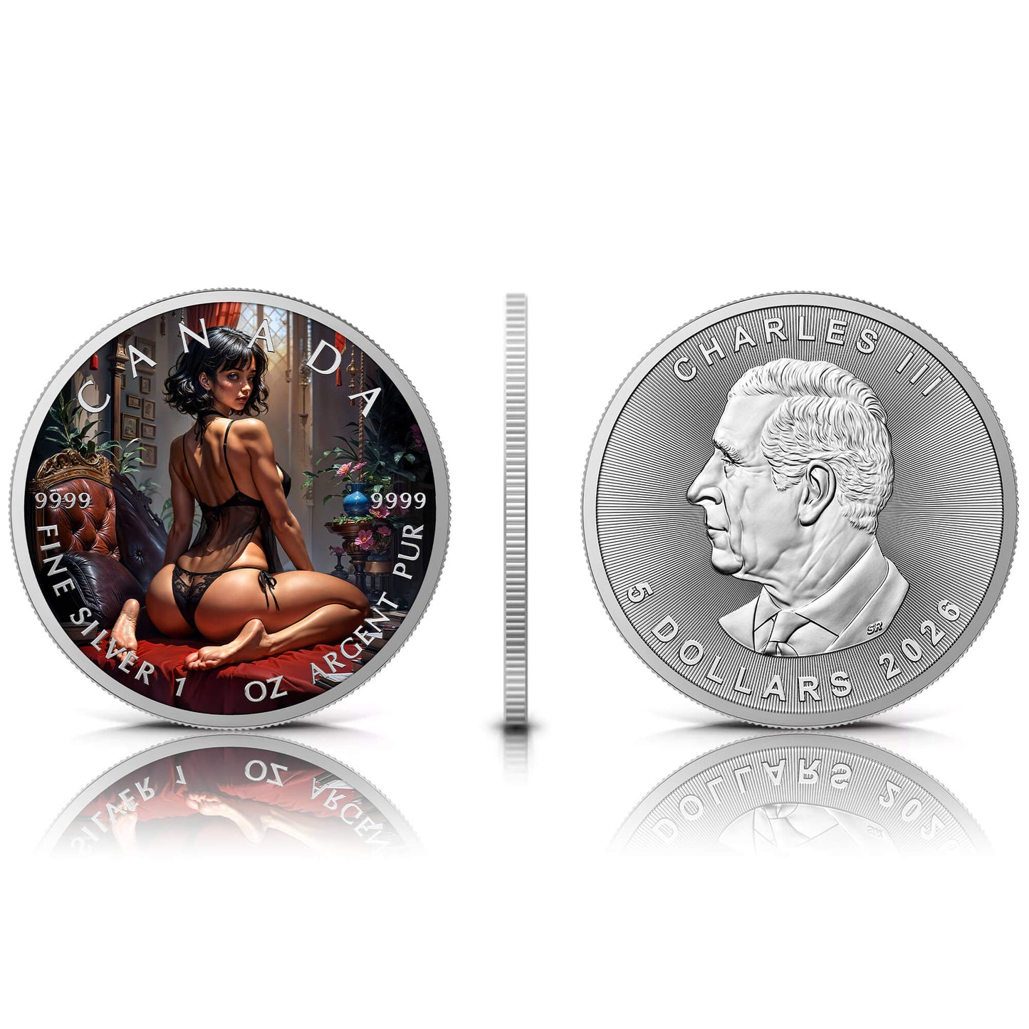 Canada 2026 - Any Excuses ? - 1 oz Silbermünze Farbe