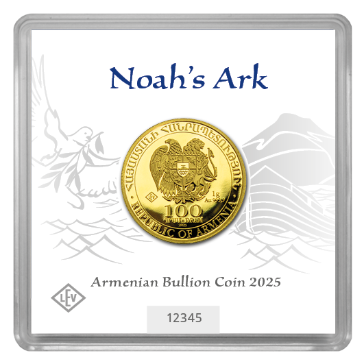Arche Noah 1 Gramm 2025 Goldmünze **