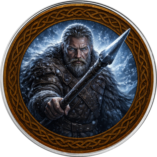 American Silver Eagle - The Vikings - Bjorn Stormfrost - 2026 - Color Farbe 1 oz Silbermünze