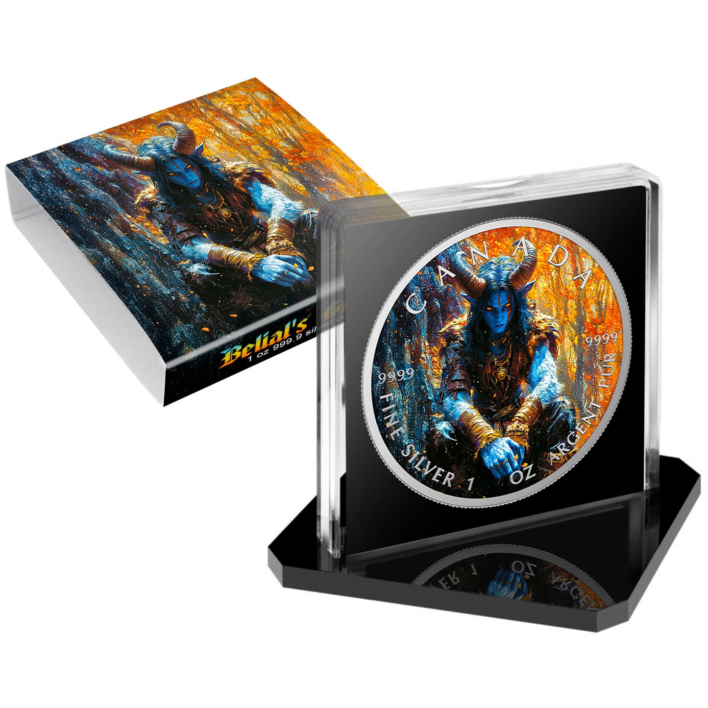 Canada 2025 - Belial's Grace - 1 oz Silbermünze Farbe***