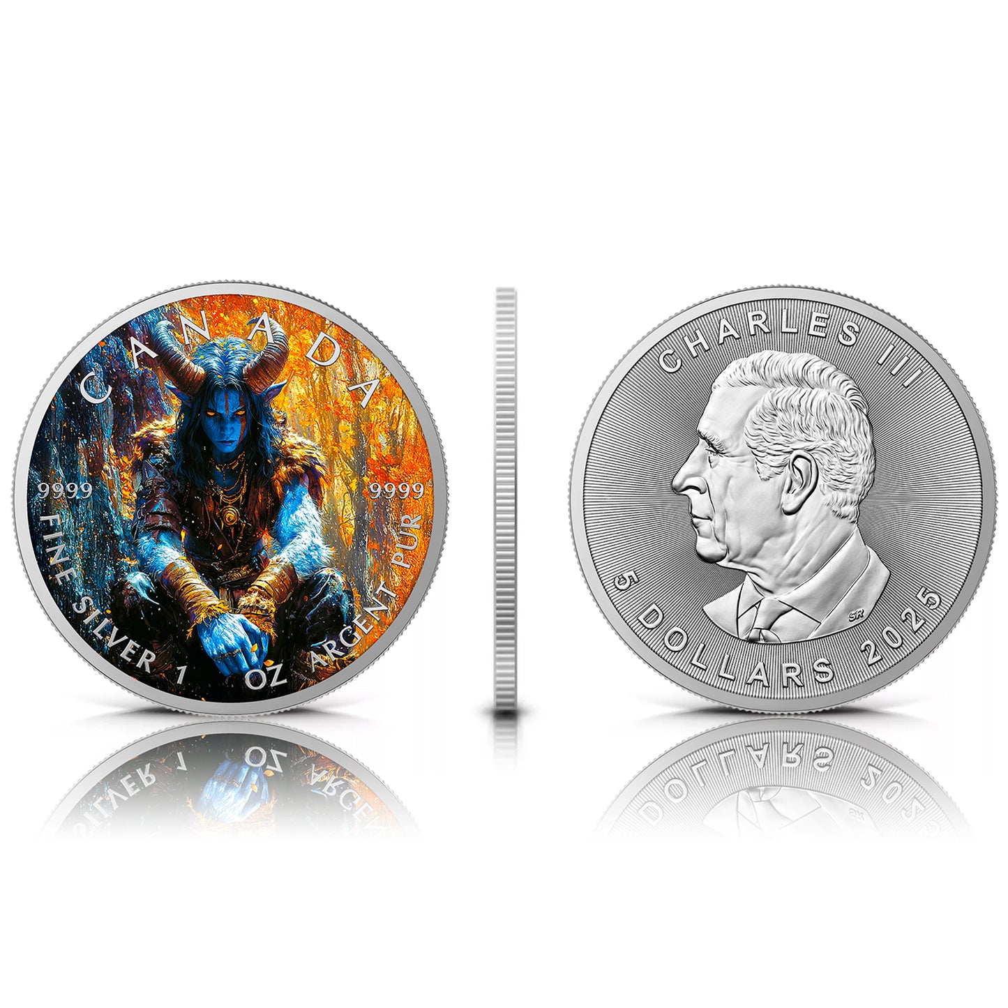 Canada 2025 - Belial's Grace - 1 oz Silbermünze Farbe***