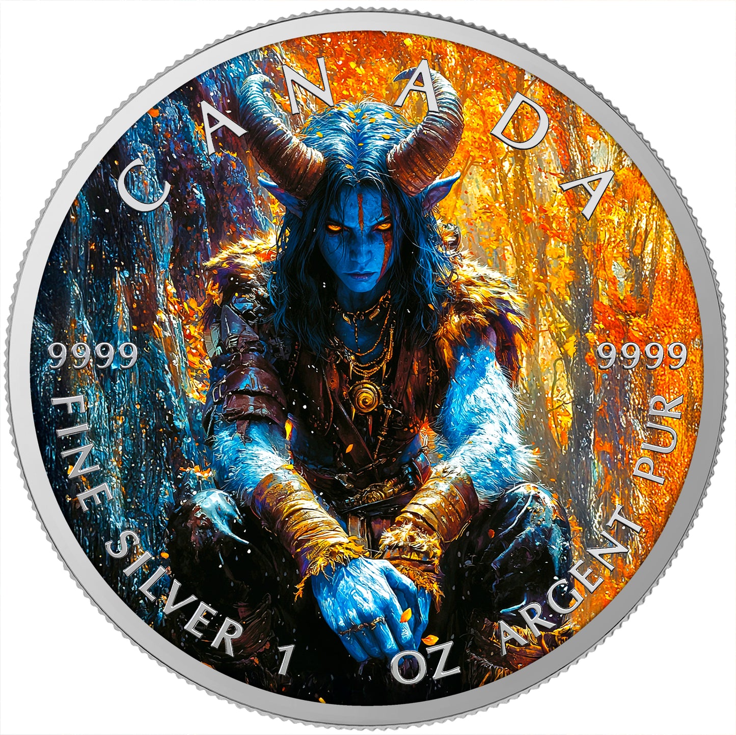 Canada 2025 - Belial's Grace - 1 oz Silbermünze Farbe***