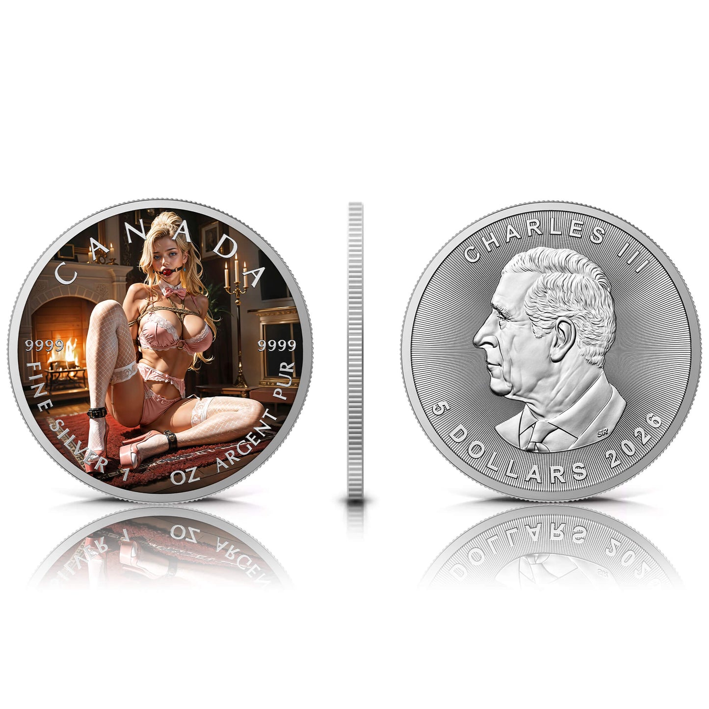 Canada 2026 - Bondage Seduction - 1 oz Silbermünze Farbe