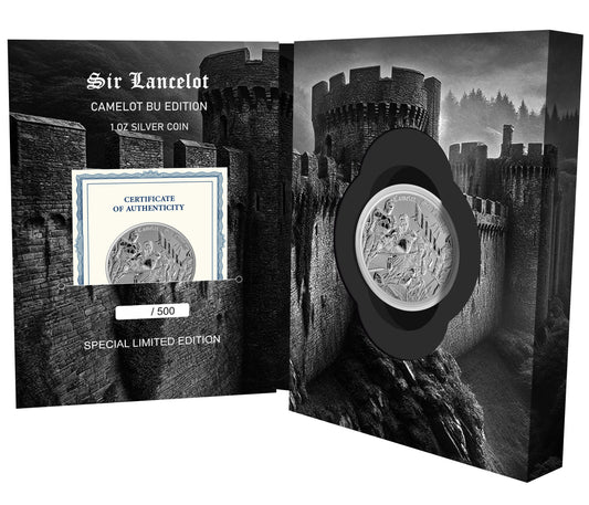 Camelot - (2). Sir Lancelot 2024 - 1 oz Silbermünze Special Blister***