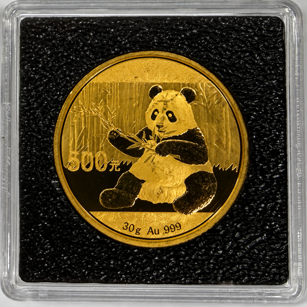 China Panda, 30 Gramm Goldmünze diverse Jahrgänge 500 Yuan**