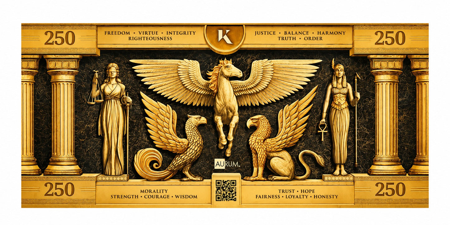 Kinesis Griffin Goldschein 250 mg 0,25 Gramm Goldbarren 999 Gold**