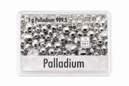 Palladiumbarren 1 Gramm Flip ESG Palladium Barren 999.5