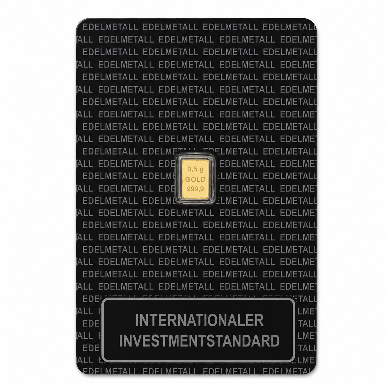 Valcambi 0,5 Gramm Investmentblister Goldbarren 999.9 Gold**