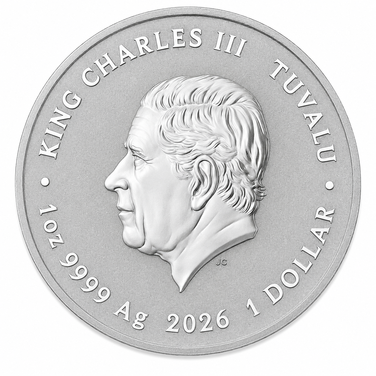 Tuvalu Ottifant Ballonifant 2026 - Fortes Fortuna Adiuvat 1 oz Silbermünze BU