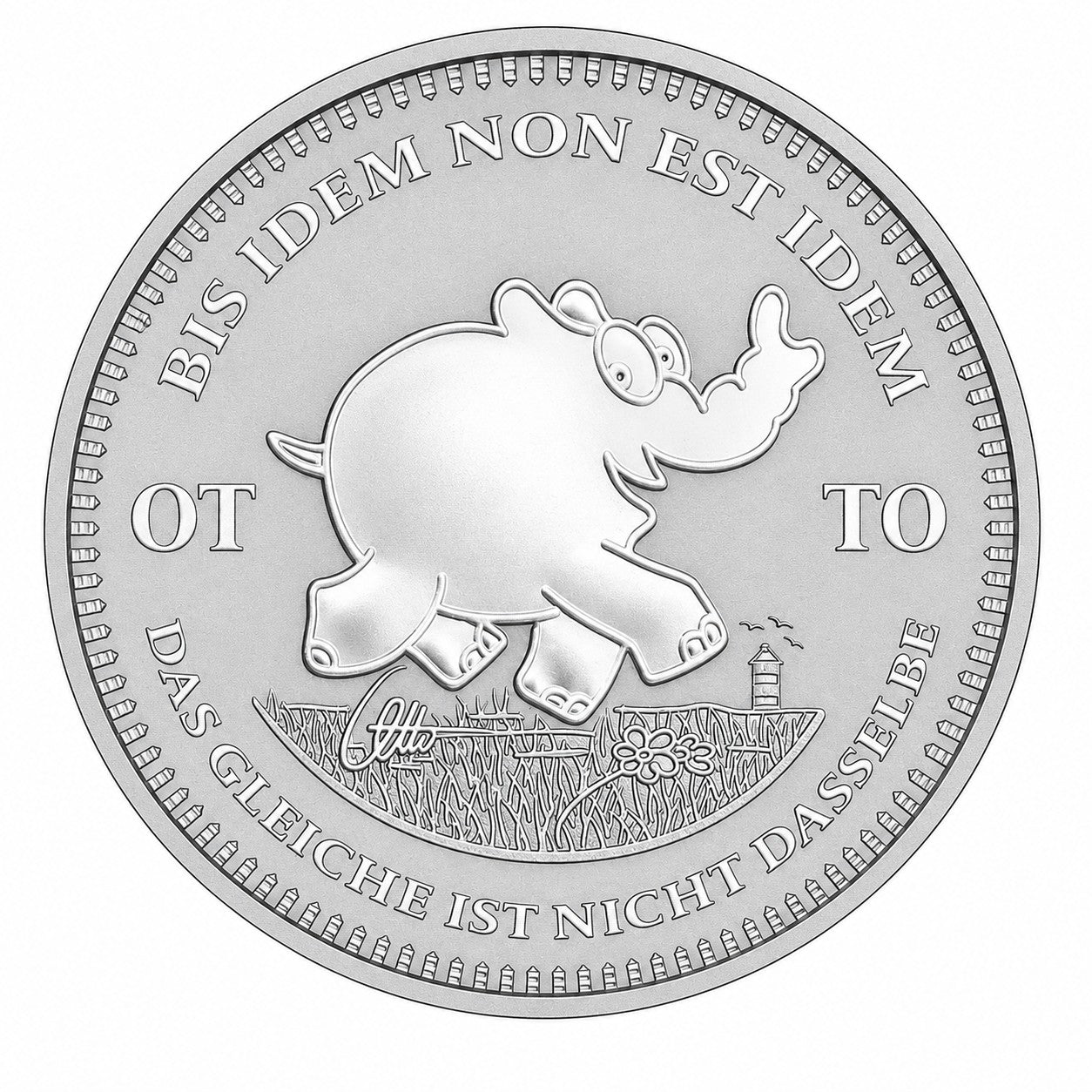 Ottifant Ottirand "Bis Idem Non Est Idem" 1 oz Silbermünze 2023