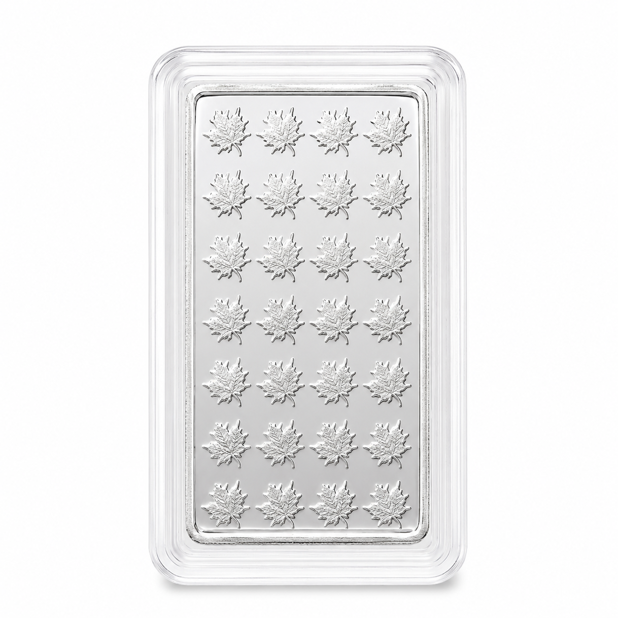 Maple Leaf - Ahornblatt 1/4 oz Silberbarren Polierte Platte