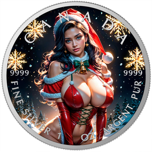 Canada 2025 - Christmas Seduction - 1 oz Silbermünze Farbe***