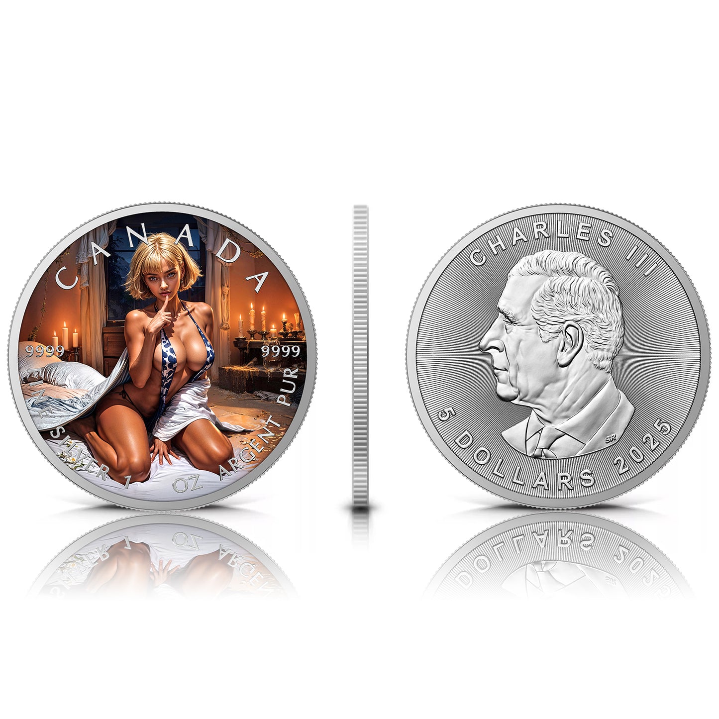 Canada 2025 - Come Over? - 1 oz Silbermünze Farbe***