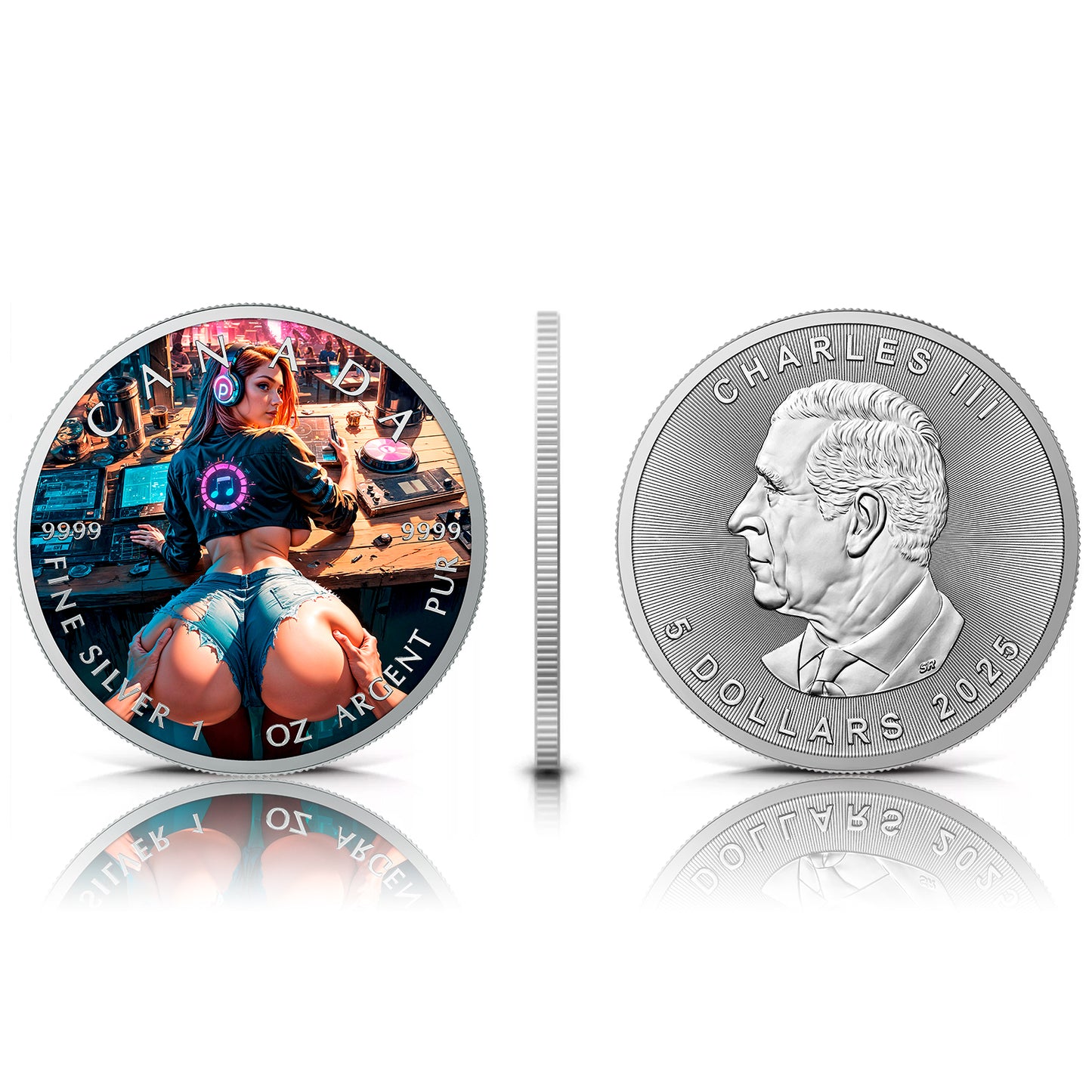 Canada 2025 - DJ Bothering - 1 oz Silbermünze Farbe***