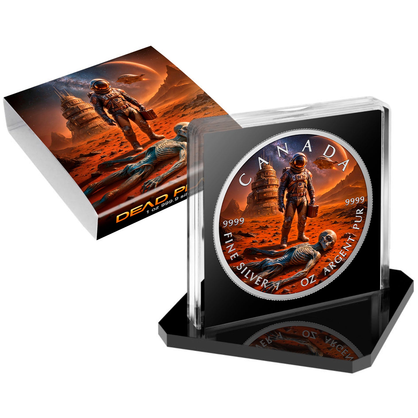 Canada 2025 - Dead Planet - 1 oz Silbermünze Farbe***