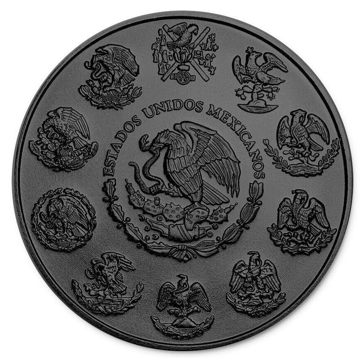Dia de los Muertos VIII - Mexico Libertad 2024 - 1 oz Silbermünze Ruthenium - Farbe