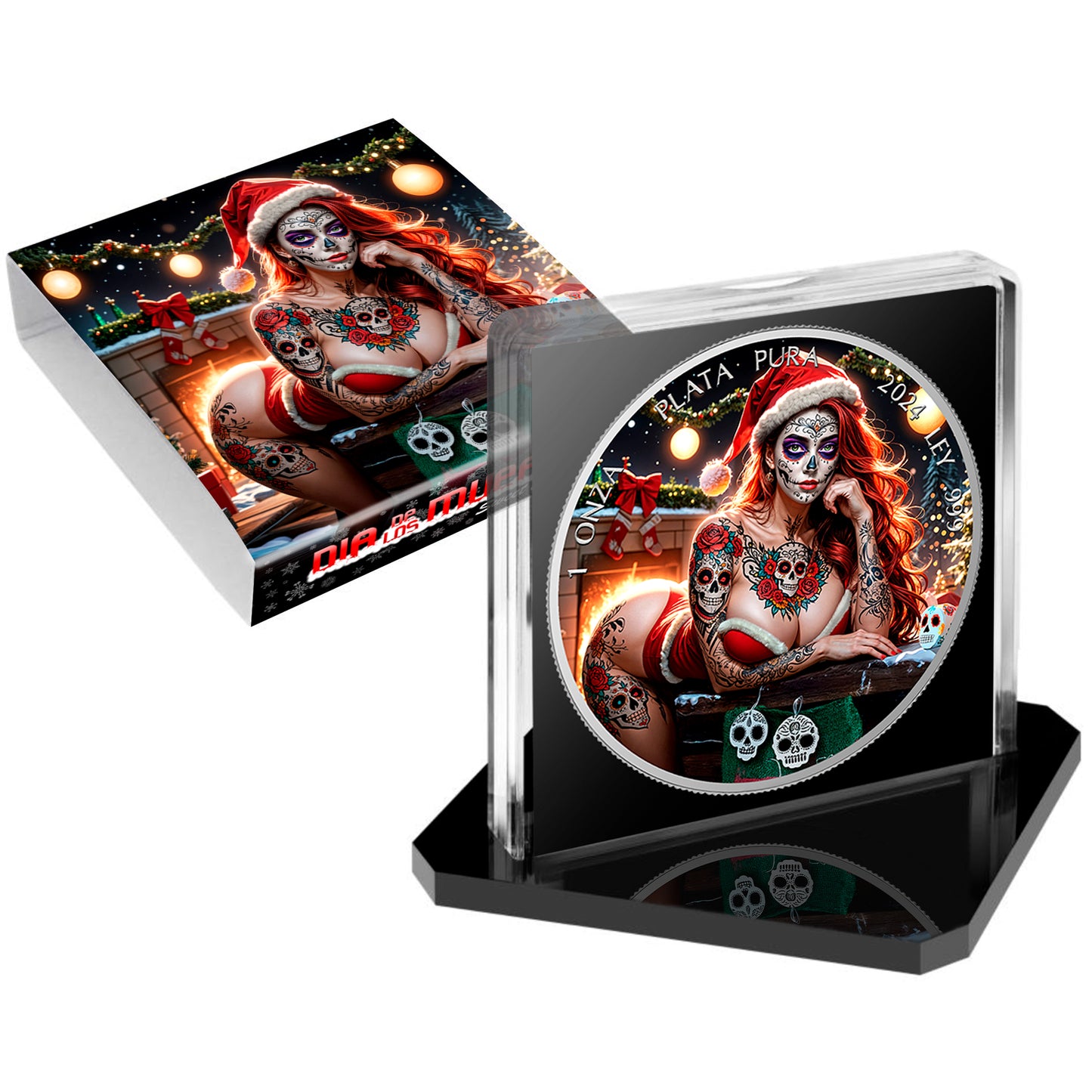 Mexico Libertad 2024 - Dia de los Muertos - Sweet Christmas - 1 oz Silbermünze