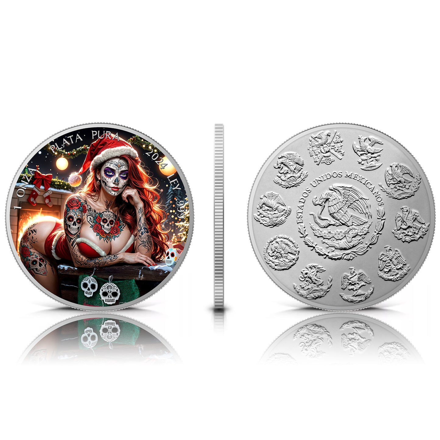 Mexico Libertad 2024 - Dia de los Muertos - Sweet Christmas - 1 oz Silbermünze
