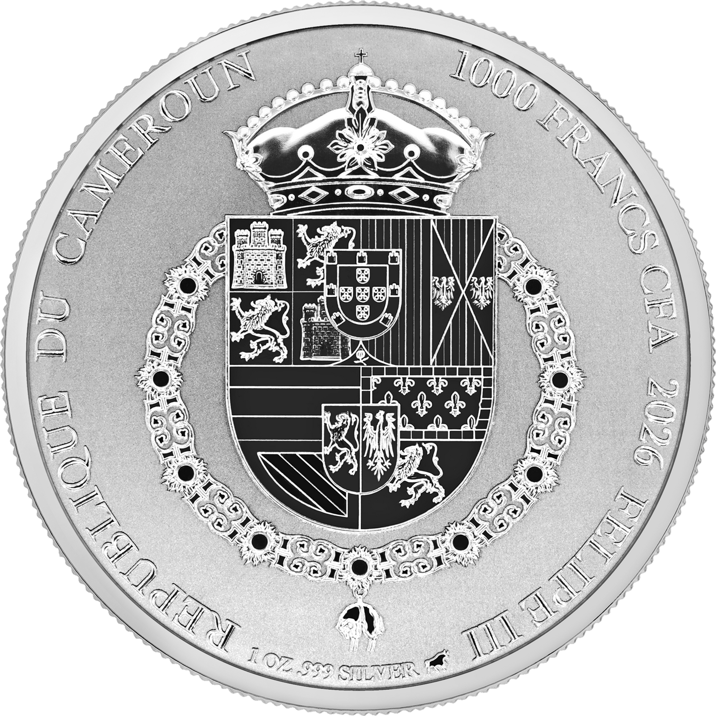 Don Quijote de la Mancha 2026 - 1 oz Silbermünze Proof im Blister