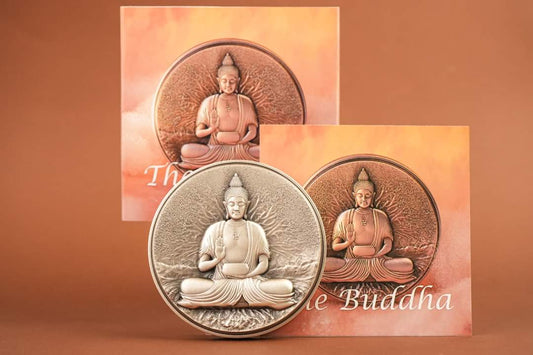 ChadBuddha, The Creator Of Buddhism 2025, 2oz Silber und 330g Kupfer Münze* HR Antik Finish