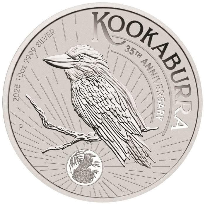 Kookaburra 2025, 35 Years Anniversary 10 oz Silbermünze