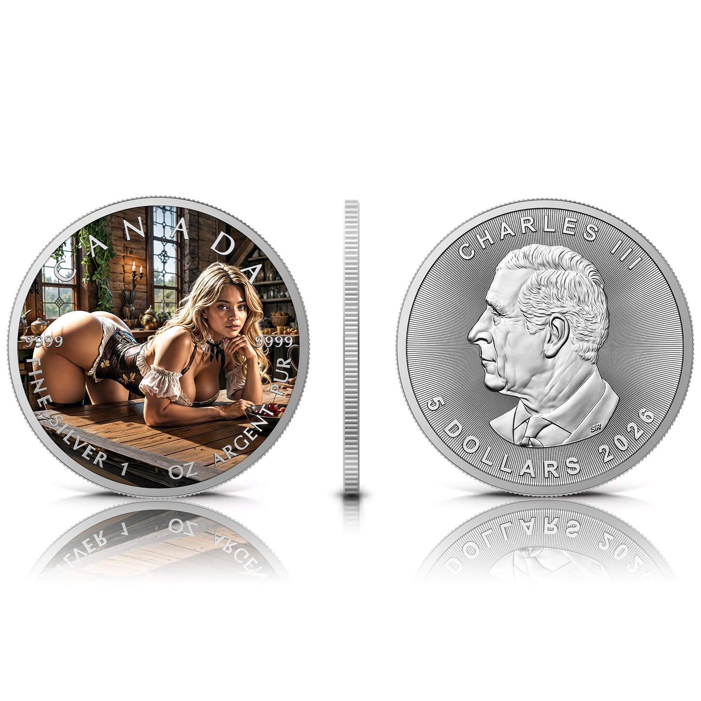 Canada 2026 - Farmhouse Desire - 1 oz Silbermünze Farbe