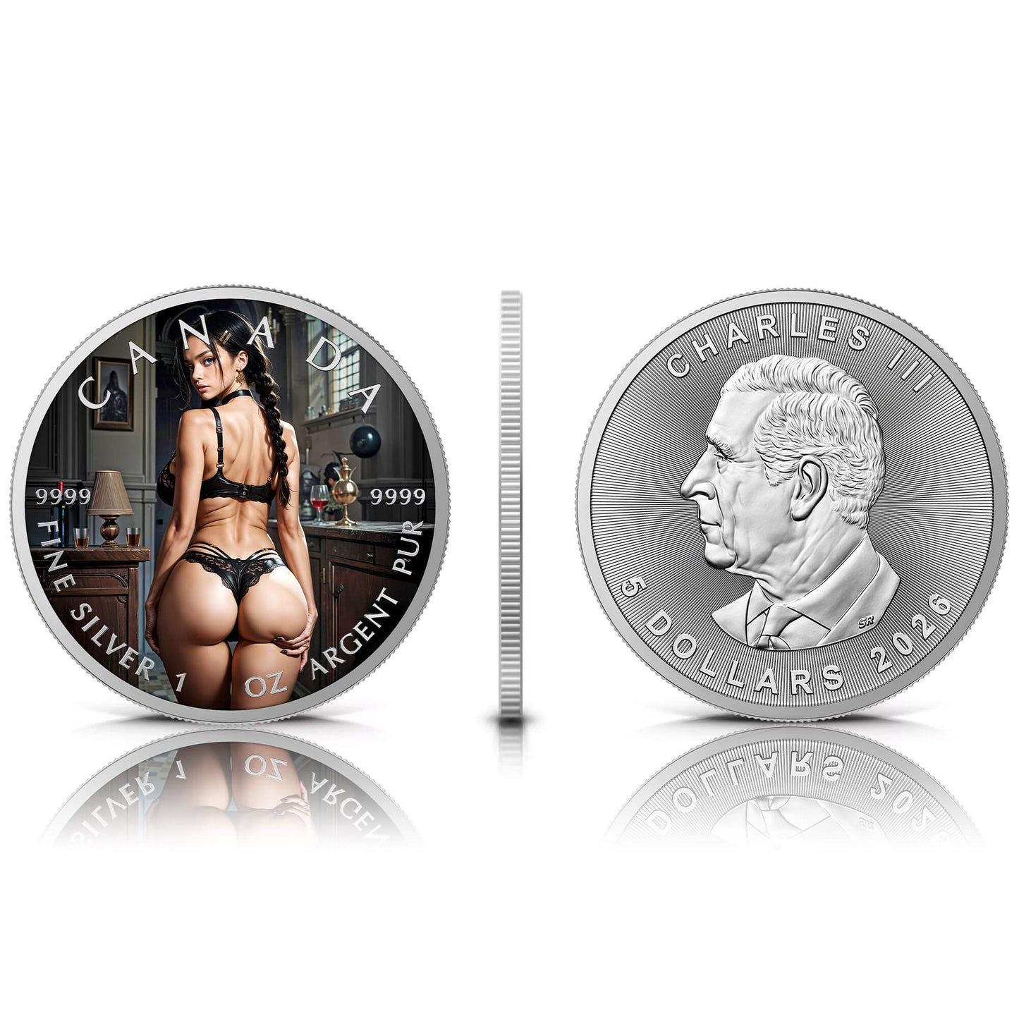 Canada 2026 - Follow Me - 1 oz Silbermünze Farbe