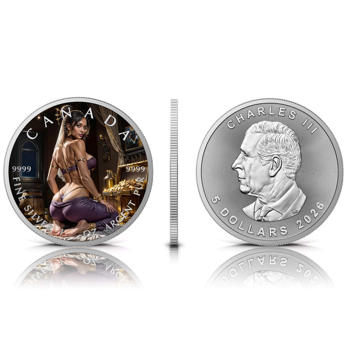 Canada 2026 - Forbidden Treasure - 1 oz Silbermünze Farbe
