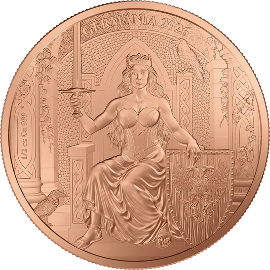 Germania Mint - Germania 2026 - 0,5 oz 1/2 oz Kupfermedaille