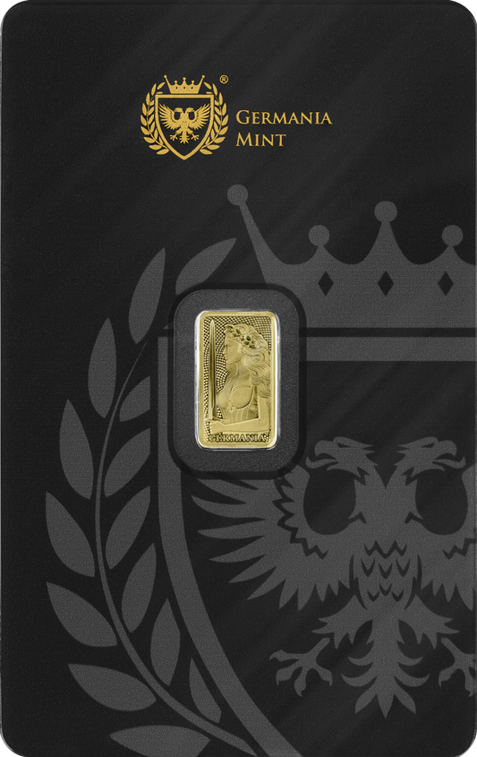 Germania Mint - Germania - 1/100 oz Goldbarren Proof im Blister**