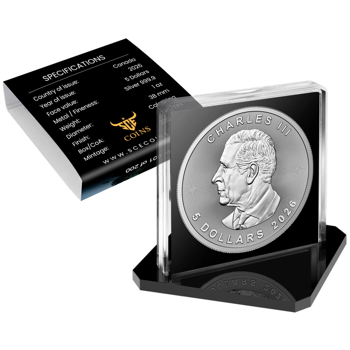Canada 2026 - Goodbye Spring - 1 oz Silbermünze Farbe