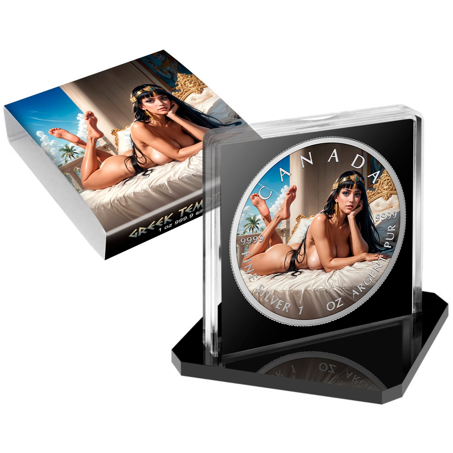 Canada 2026 - Greek Temptation - 1 oz Silbermünze Farbe