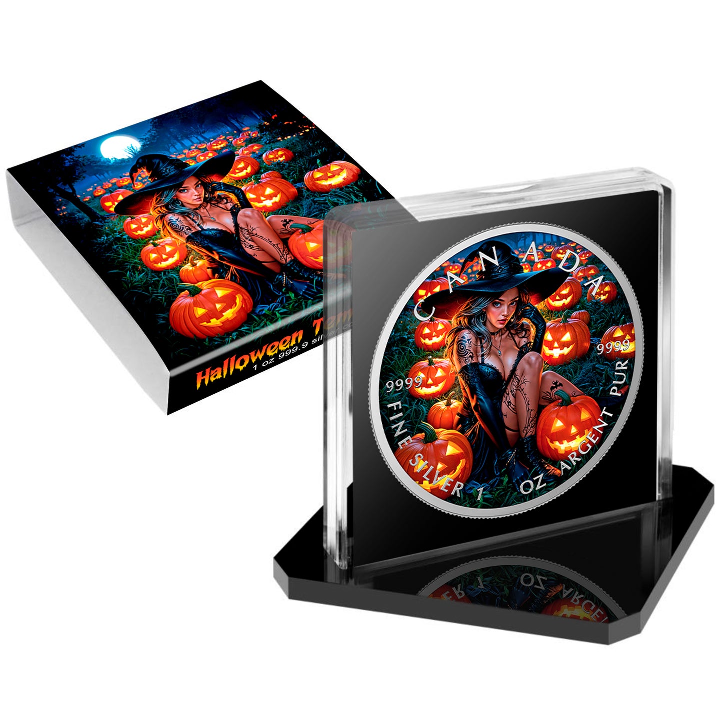 Canada 2025 - Halloween Temptation - 1 oz Silbermünze Farbe***