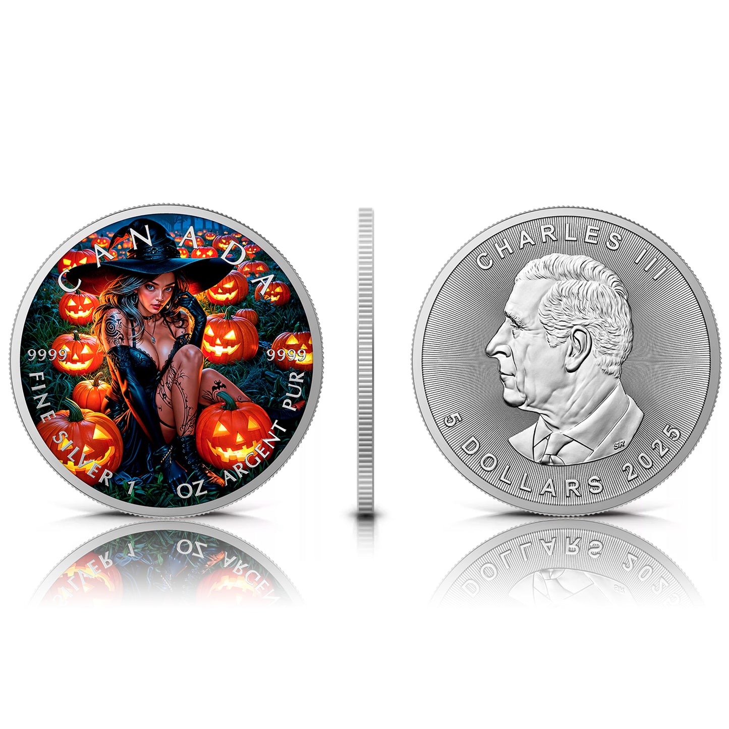 Canada 2025 - Halloween Temptation - 1 oz Silbermünze Farbe***