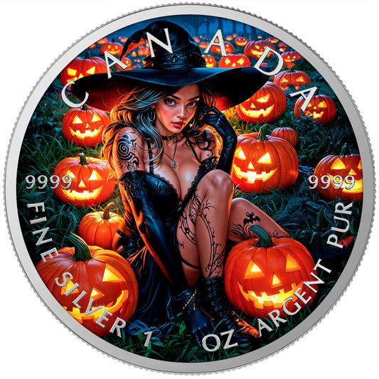 Canada 2025 - Halloween Temptation - 1 oz Silbermünze Farbe***