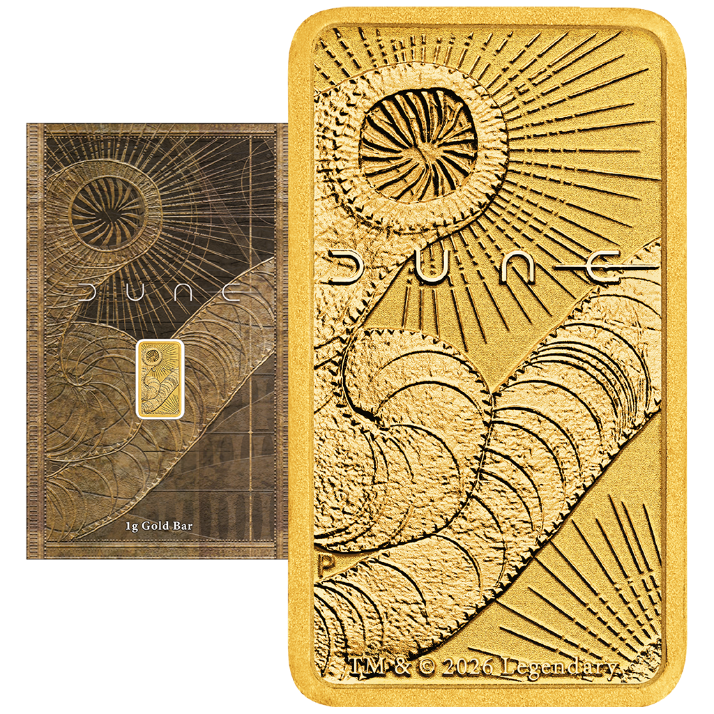 Dune™ 2026 Perth Mint 1 Gramm Goldbarren**