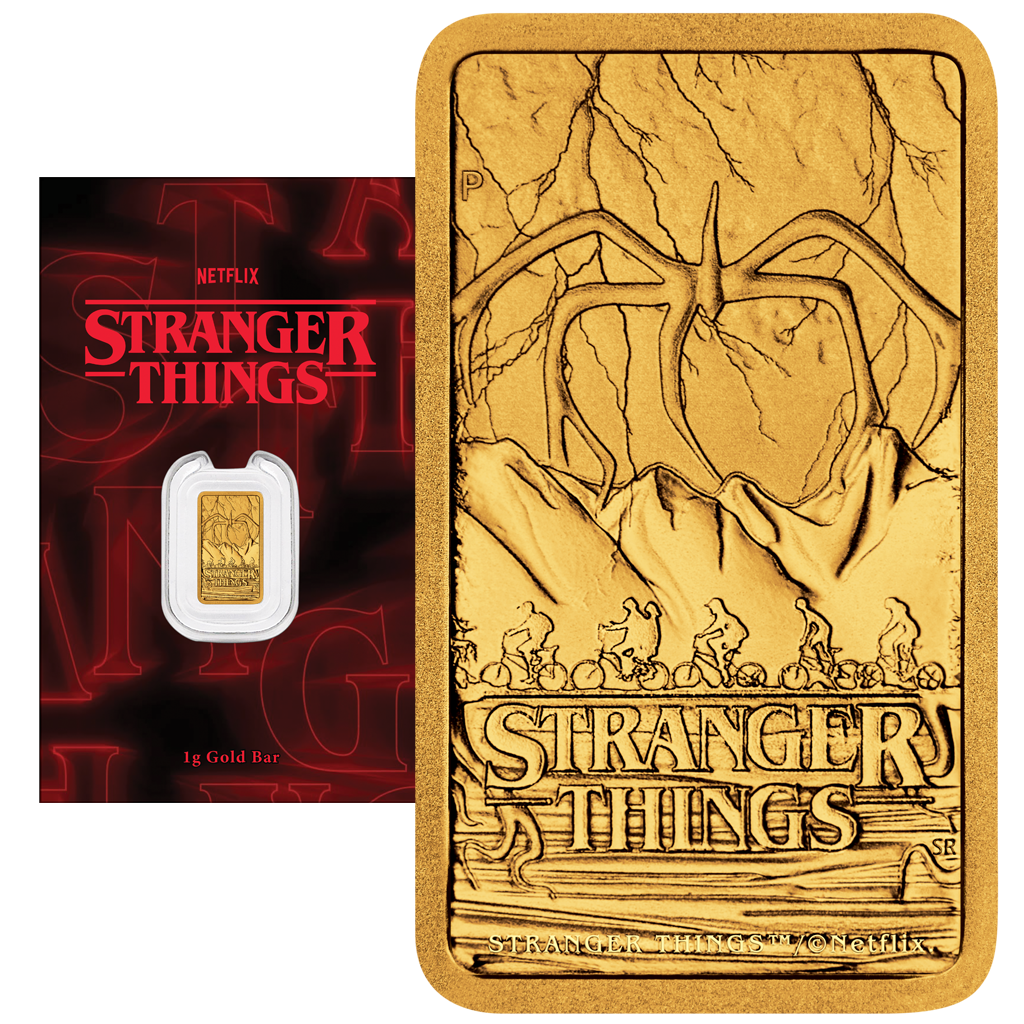 Perth Mint - Stranger Thinks™  1 Gramm Goldbarren**