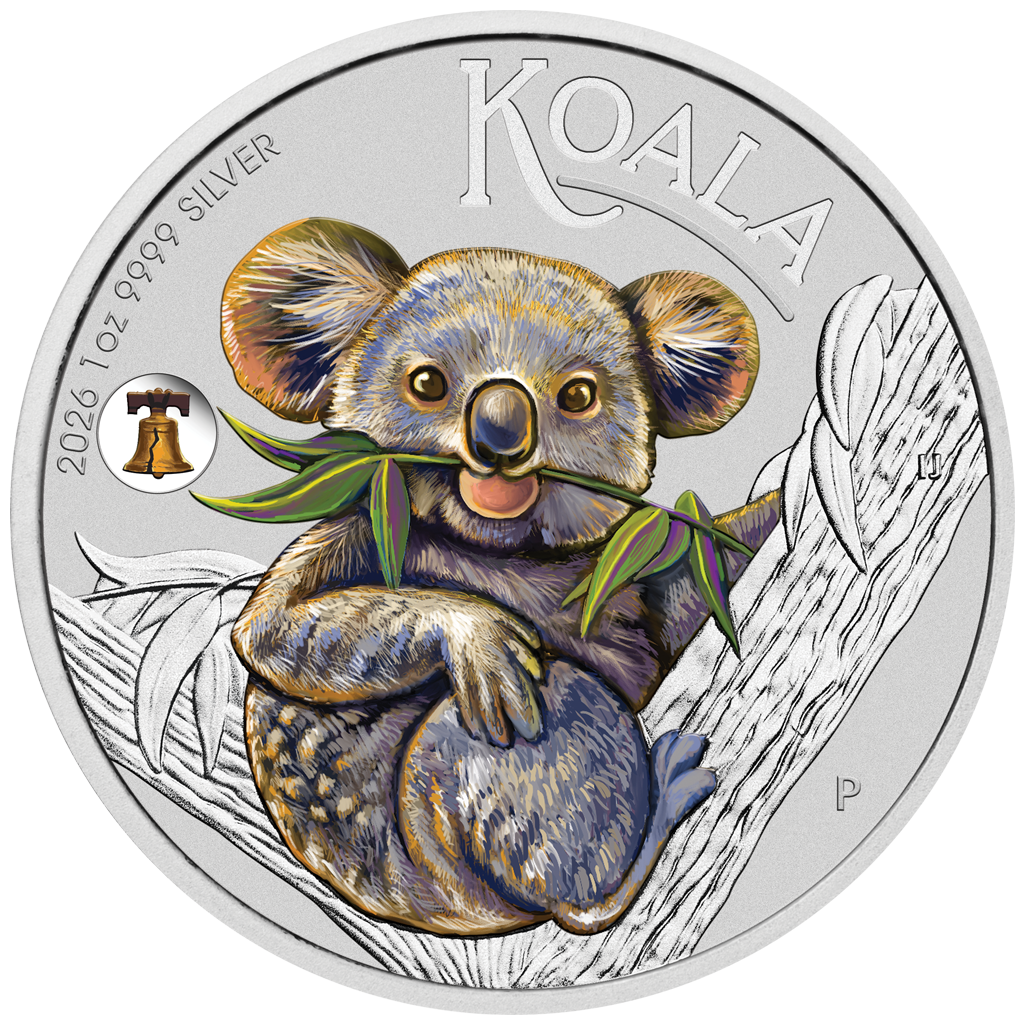 Australien Koala 2026  - ANA Coin Show Special Pittsburgh - 1 oz Silbermünze Farbe
